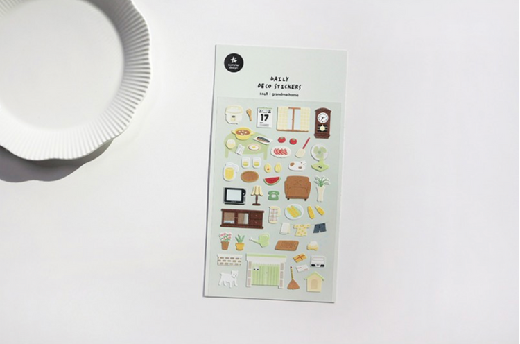 Suatelier Daily Deco Stickers — Grandma Home — sticker detail