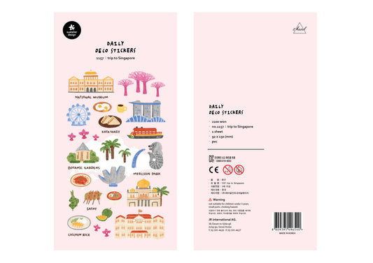 Suatelier Trip to Singapore Sticker