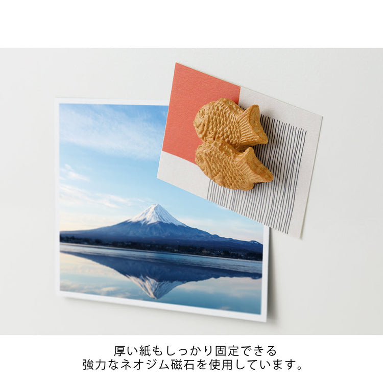 Midori Miniature Magnet <1pc> — Taiyaki — flat lay