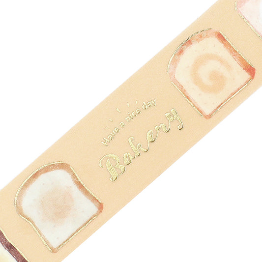 BGM Foil Stamping Masking Tape — Toast Everyday — pattern detail