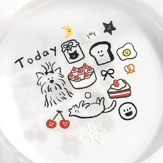BGM Icing Seal — Relaxed Days — sticker detail