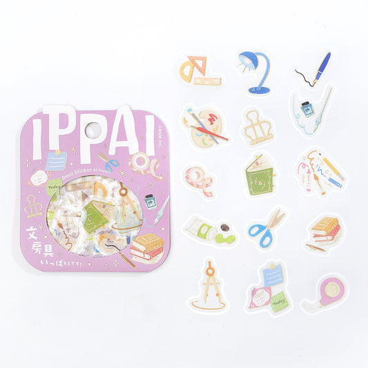BGM Foil Stamping Flake Seal: Ippai — It's Full of Stationery — sheet front