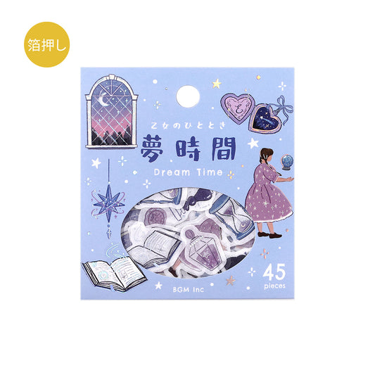 BGM Foil Stamping Flake Seal: A Maiden's Moment — Dream Time — sheet front