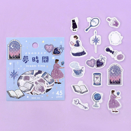 BGM Foil Stamping Flake Seal: A Maiden's Moment — Dream Time — sticker detail