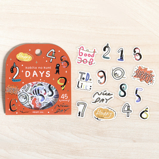 BGM Foil Stamping Flake Seal: Dwarf Country — Days — sheet front