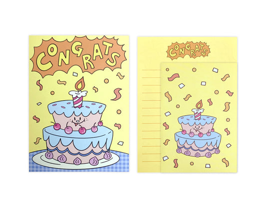 D'Won Mini Letter — Congrats — closed card
