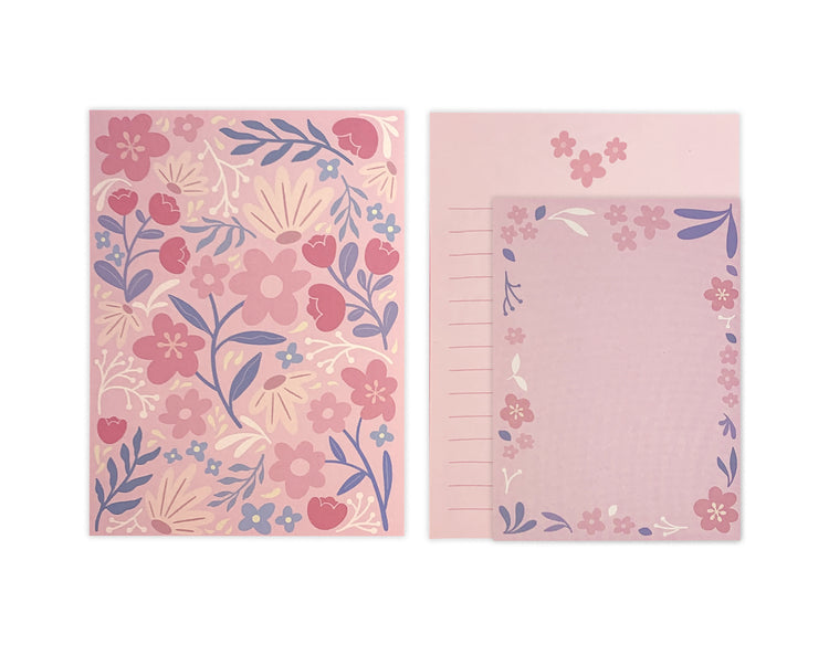 D'Won Mini Letter — Pink Flower — closed card