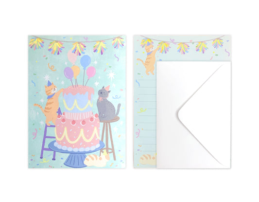 D'Won Mini Letter — Making A Cake — closed card