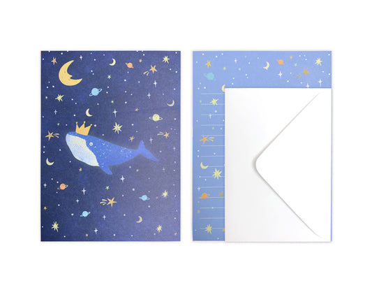 D'Won Mini Letter — Space Whale — closed card