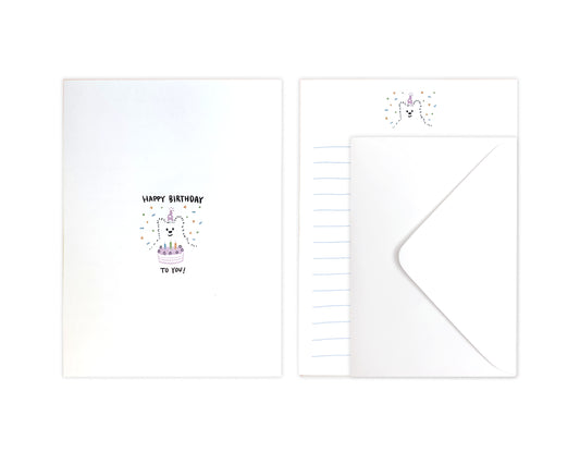 D'Won Mini Letter — Birthday Bear — closed card