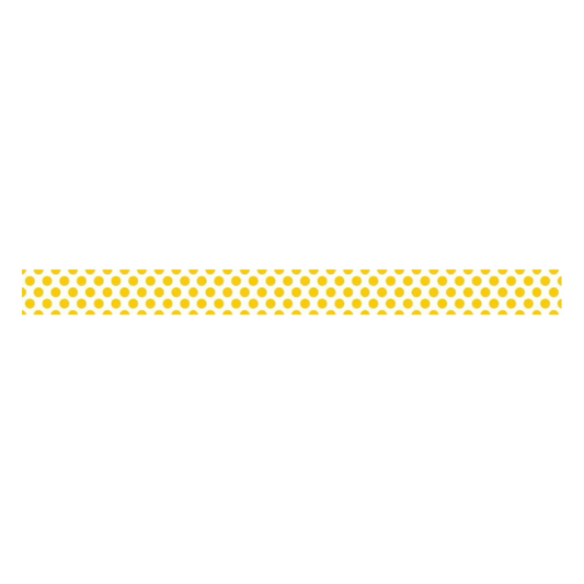 mt 1P Dandelion Washi Tape — Dot — roll front