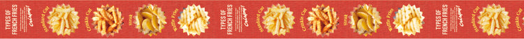 mt EX Washi Tape — French Fries — colour close-up