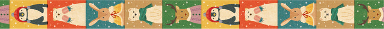 mt EX Washi Tape — Winter Attire — colour close-up