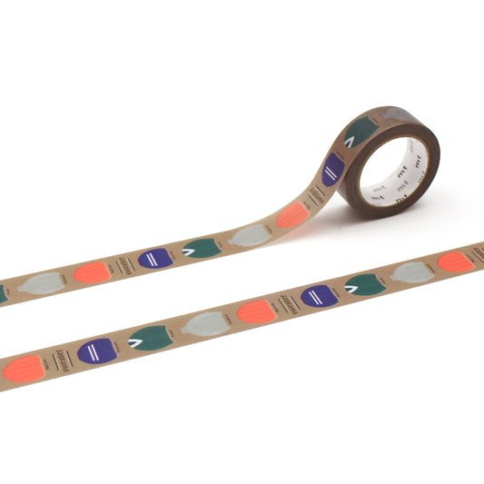mt EX Washi Tape — Various Sweaters — roll front