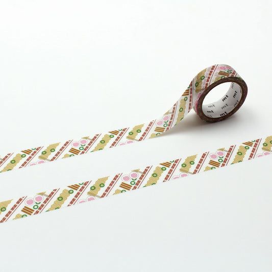 mt EX Washi Tape — Ramen — roll front