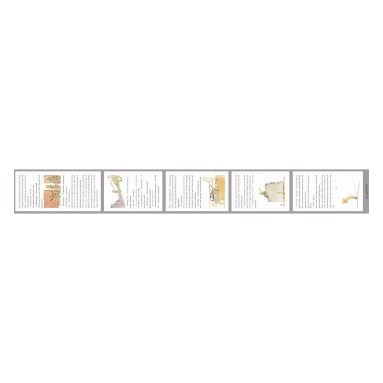 mt x Le Petit Prince Washi Tape — Illustration — rolled out on paper