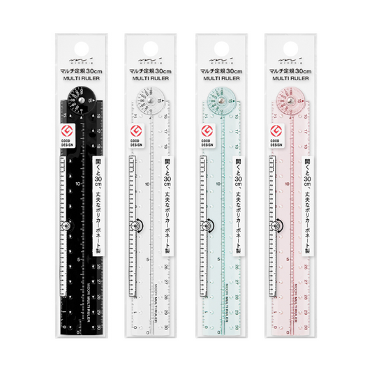 Midori Multi Ruler <30cm> — front view