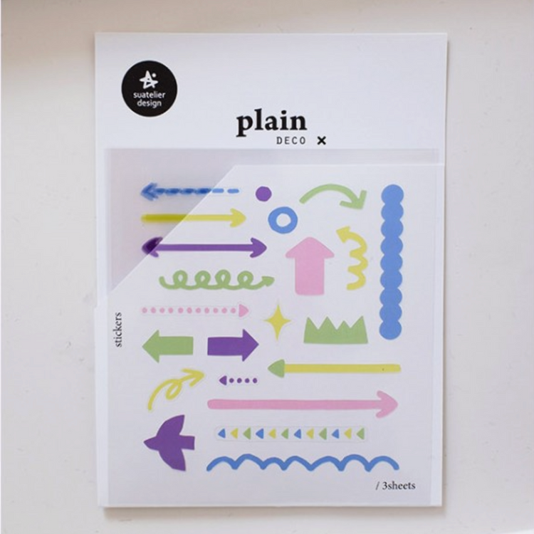 Suatelier Plain Deco Sticker - Plain.73