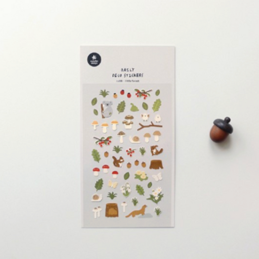 Suatelier Daily Deco Sticker — Little Forest — sticker detail