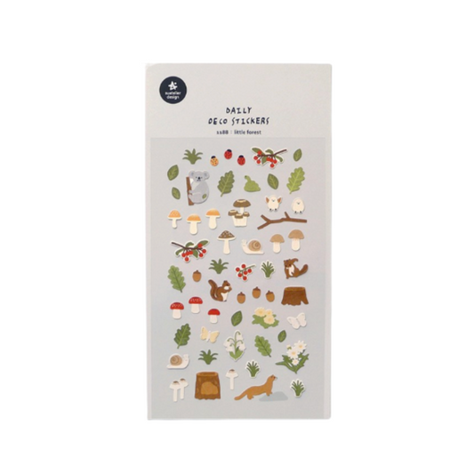 Suatelier Daily Deco Sticker — Little Forest — sheet front