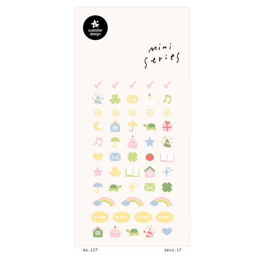 Suatelier Mini Series Sticker — Deco.17 (D-day) — sheet front