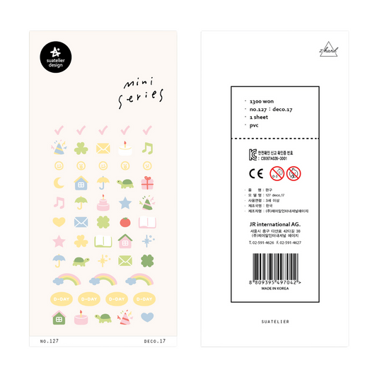 Suatelier Mini Series Sticker — Deco.17 (D-day) — sticker detail