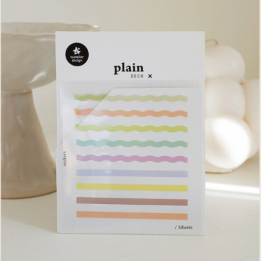 Suatelier Plain Deco Sticker — Plain.78 — sticker detail