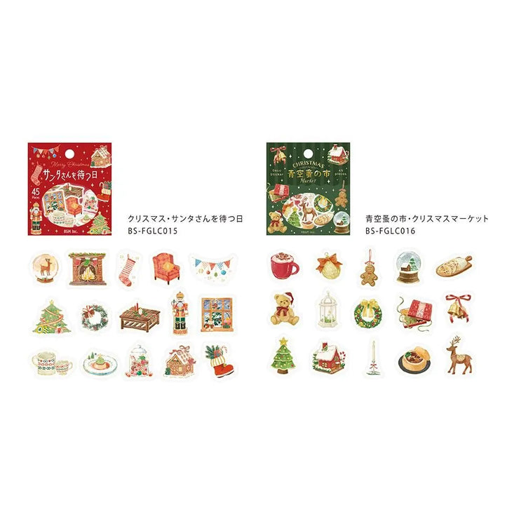 BGM Christmas Flake Seal — The Day We Wait for Santa — sheet front