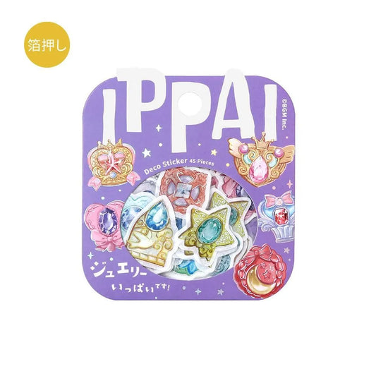 BGM Foil Stamping Flake Seal: Ippai — Full of Jewelry — sheet front
