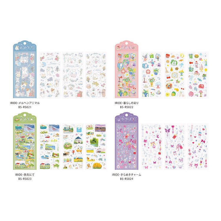 BGM Foil Stamping Iride Seal: Iride — Colors of Living — sheet front