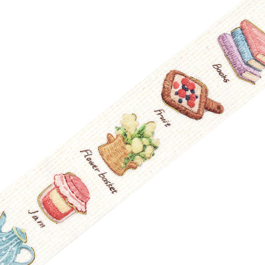 BGM Foil Stamping Masking Tape: Pienistitch — Little Room — pattern detail