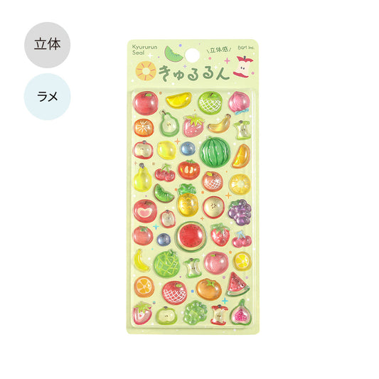 BGM Kyururun Seal — Fruits — sheet front