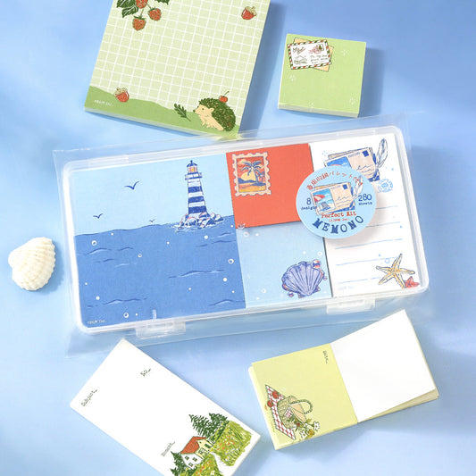 BGM Memo Seal Set: MEMONO - Travel Fragments