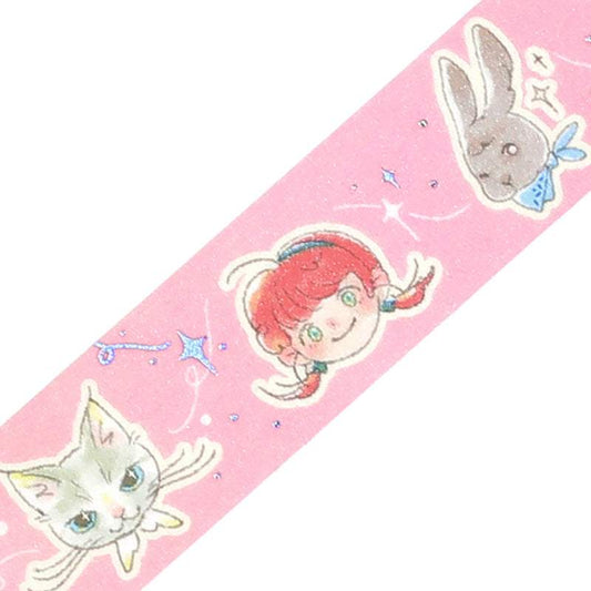 BGM Foil Stamping Masking Tape: Mysterious Journey — Friends — pattern detail