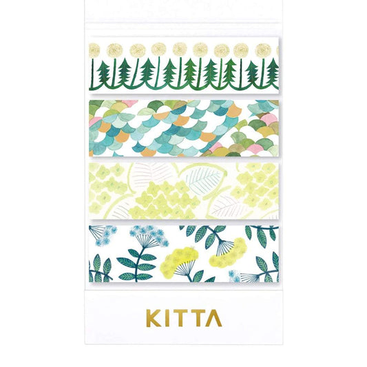 KITTA Masking Tape — Flower 8 — roll front