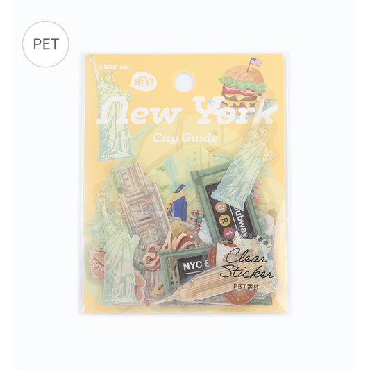 BGM Clear Seal: City Walk — New York — sheet front