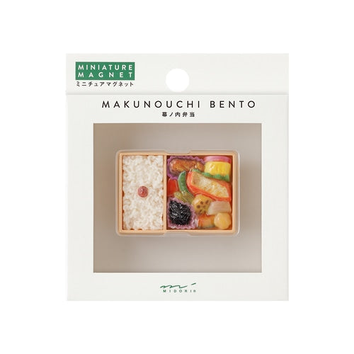 Midori Miniature Magnet — Makunouchi Bento — detail view