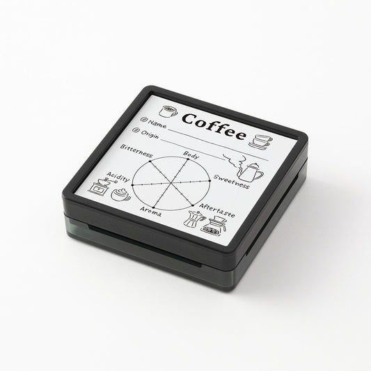 Midori Paintable Stamp Pre-inked — Coffee — stamped impression