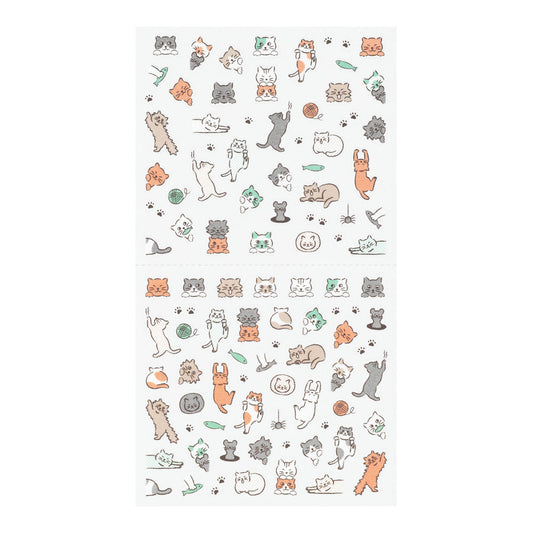 Midori Sticker 2739 Lined Cat