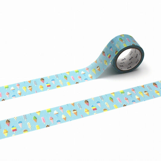 mt EX Washi Tape — Ice Cream — roll front