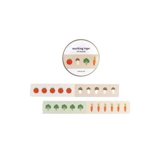 Suatelier Masking Tape — illust.04 — roll front