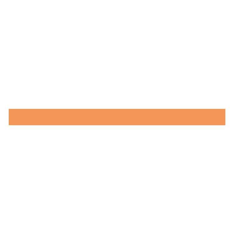 mt Ganshin Washi Tape — Orange — rolled out on paper