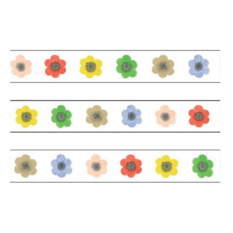 mt x Yamaguchi Ichiro Washi Tape — Hana Head — with packaging
