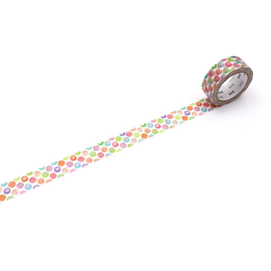mt x Maruichikyu Washi Tape — Candy Dot — pattern detail