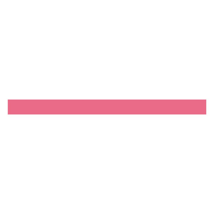 mt Ganshin Washi Tape — Red — rolled out on paper