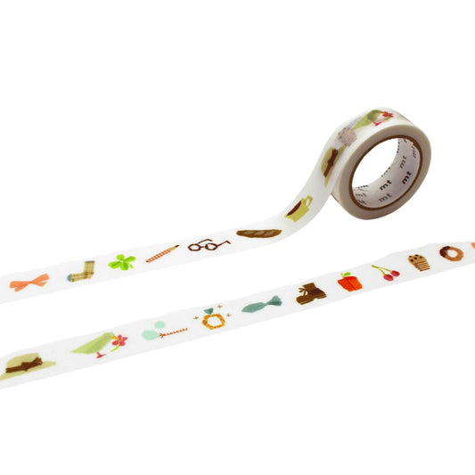 mt x Miki Tamura Washi Tape — Favorite — roll front