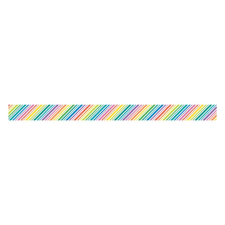 mt 1P Kamoi Washi Tape — Rainbow Stripe — with packaging