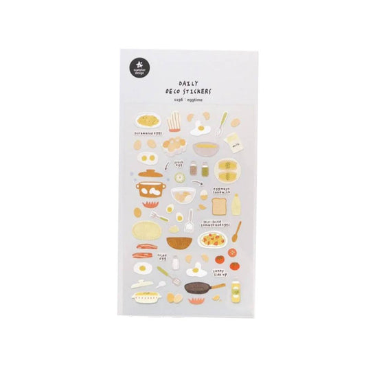 Suatelier Daily Deco Sticker — eggtime — sheet front