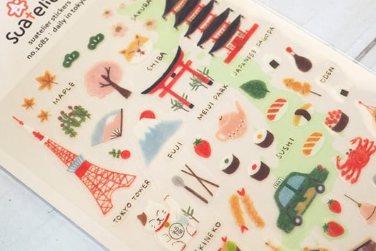 Suatelier Sticker — Daily in Tokyo — sticker detail