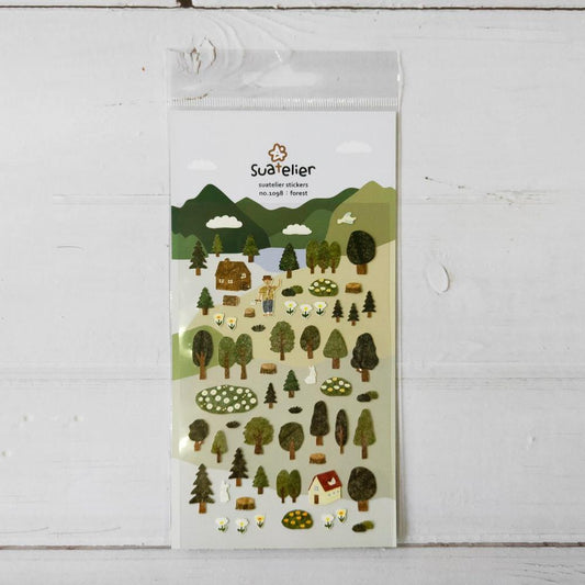 Suatelier Sticker — Forest — sticker detail